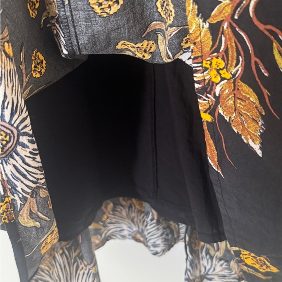 Madewell Floral Dress Size 6 Open Back Smocked Waist - Picture 8 of 11